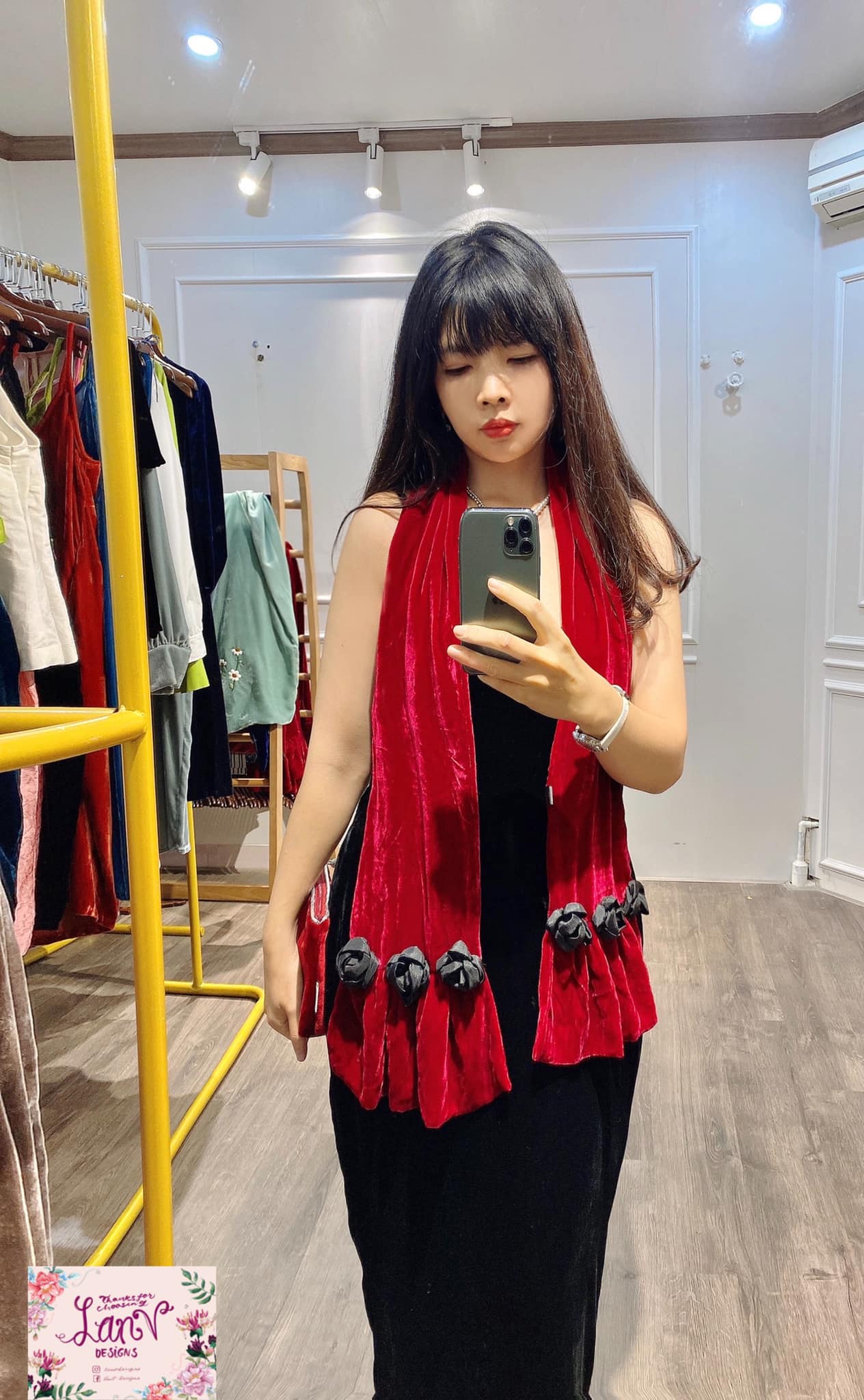 Áo dài lụa tơ tằm